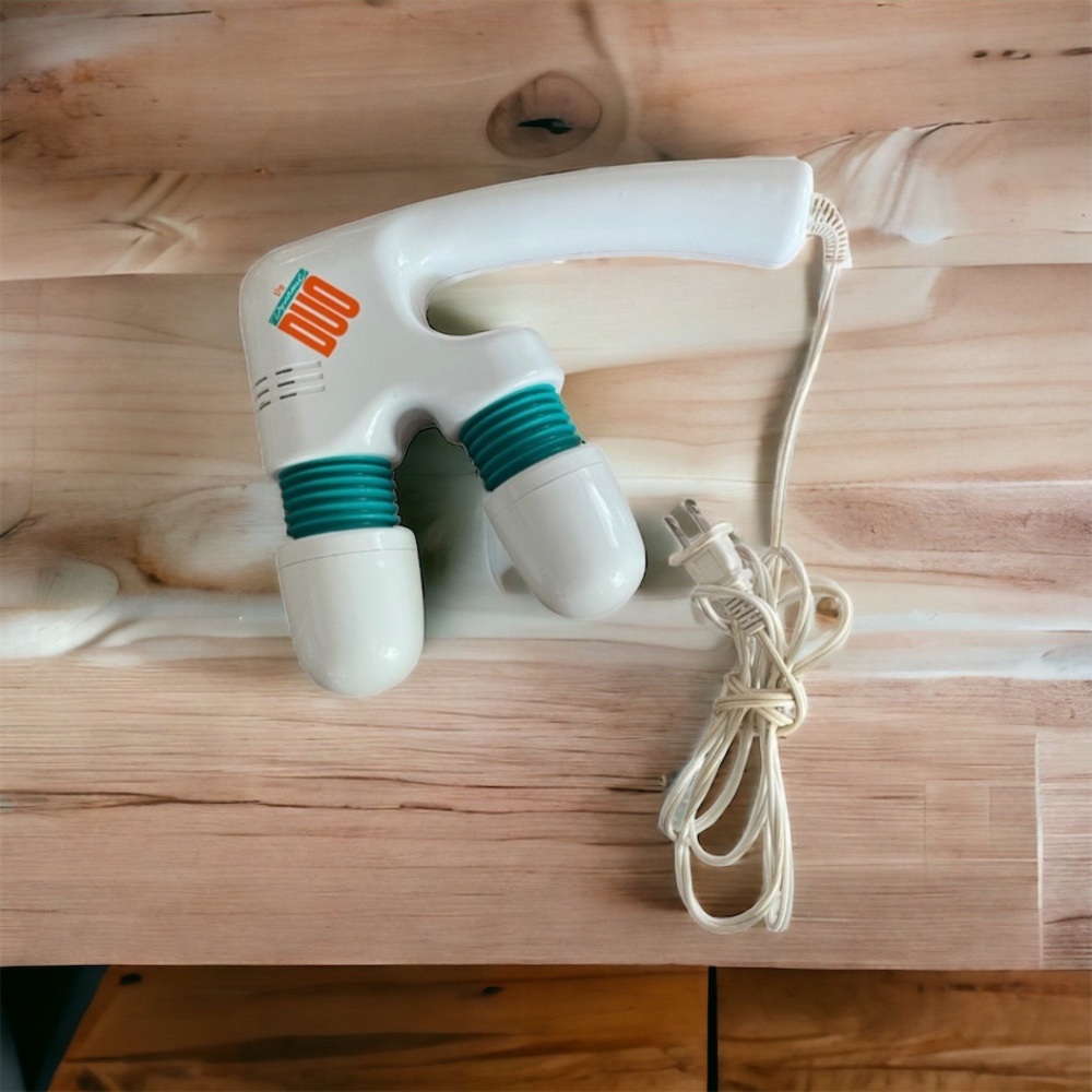 Homedics Dynamic Duo Twin Head Back Massager PM-707 Handheld-Tested Working 100%